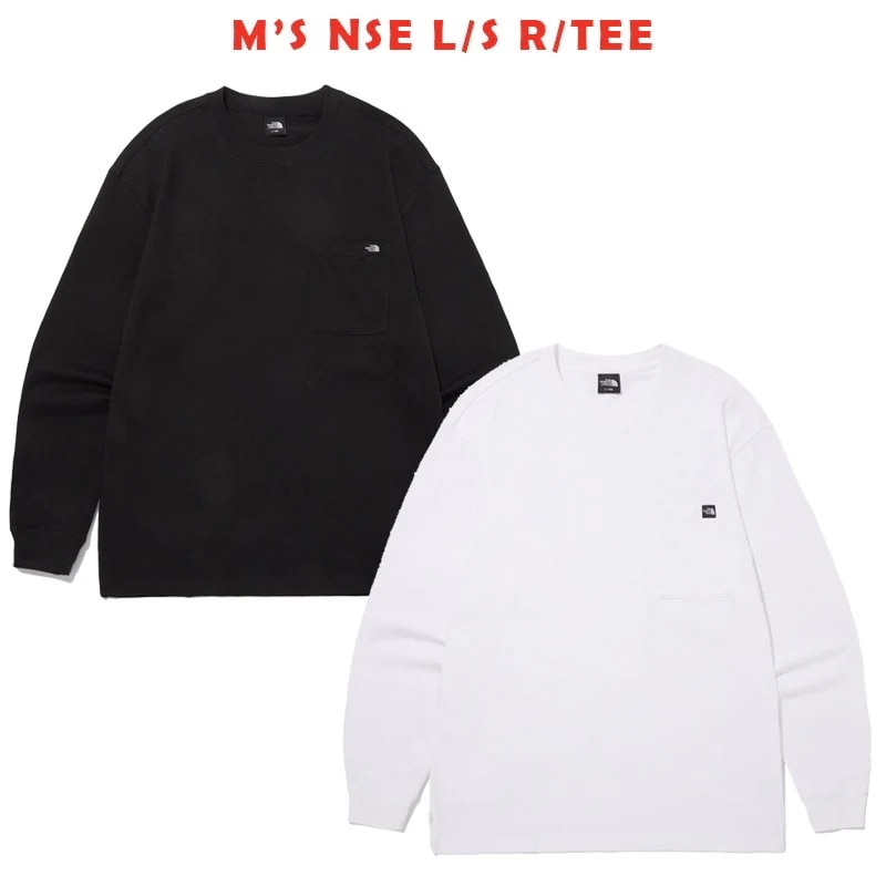 韓国正規品保証 関税負担なし NT7TQ55A NSE LS R TEEデイリー 基本 着装 男子 女子 人気 韓国 ファッション 男女共用 アウトドア