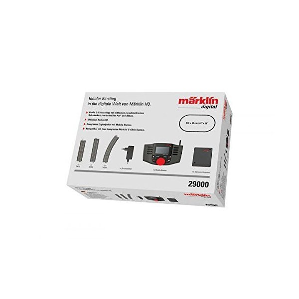 Marklin 29000 Modelleisenbahn 29000-Digital-Einstiegspackung MS2 Model Railway Starter Set, Track H0