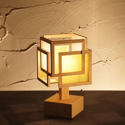 和風照明 和室 スタンドライト 旬 -shun- 白×萌葱 A528-F 新洋電気 手作り おしゃれ 天井照明 強化和紙（ワーロン）