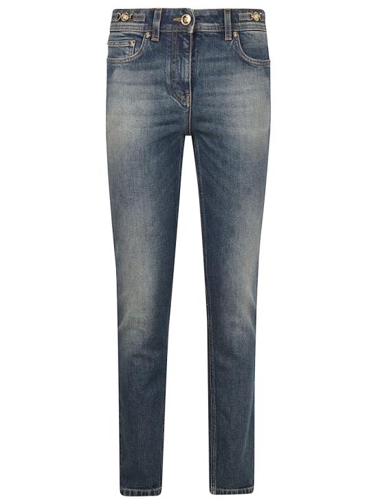 VERSACE Women Denims 10221361A163551D800 Grey