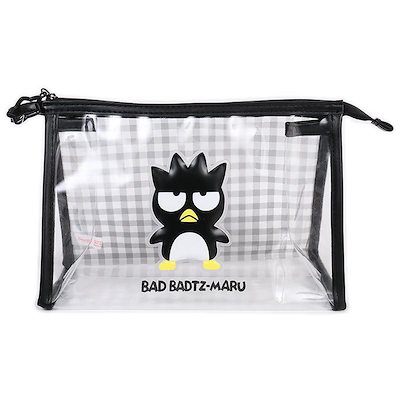 他サイト： バッドばつ丸 クリアポーチ 透明 ビニール ポーチ 化粧ポーチ 小物入れ レディース 女子 サンリオ sanrio キャラクターの商品画像