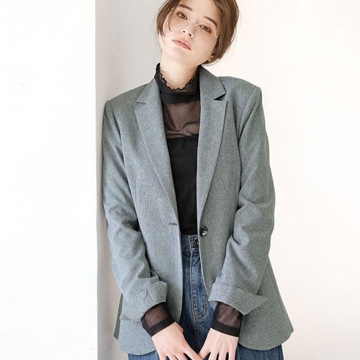 [最安値挑戦]！ベーシックテーラードジャケット レディース 秋冬 コート ジャケット M-3L