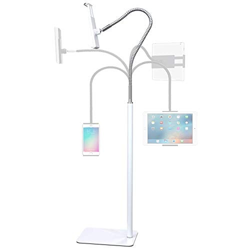 スマホ ipad 床置タブレット スタンド フレキシブルアーム 360度回転 高さ調節 主体調節 寝 5,069円