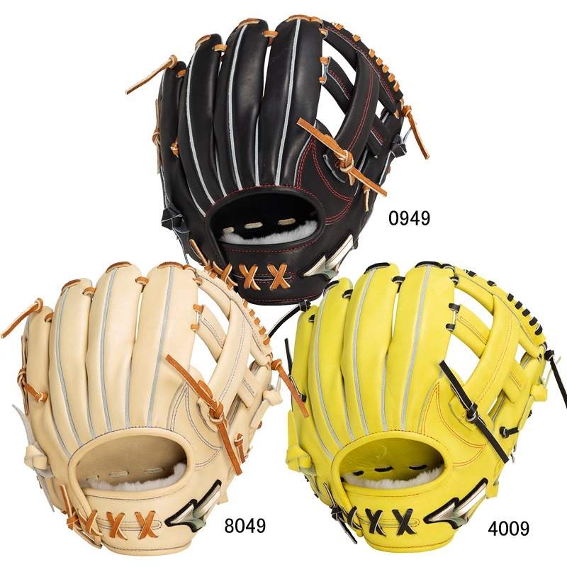 硬式用 グローバルエリート HselectionSIGNA AXI 内野手用 センターポケット深め型 グラブ袋付 野球 硬式 グローブ グラブ 一般 24AW (1AJGH314