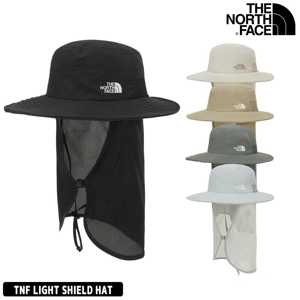 TNF LIGHT SHIELD HAT 帽子 日焼け防止 サンシェード 通気性 夏 NE3HS09 男女兼用
