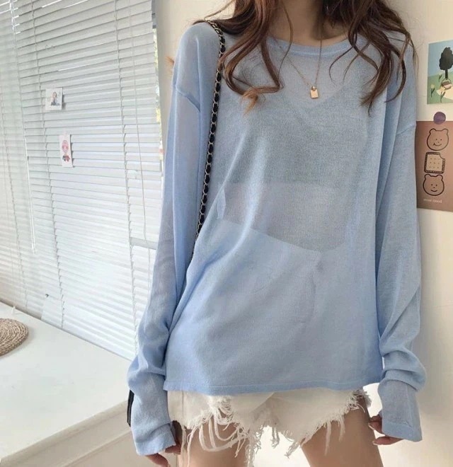 ビーチ カバーアップ ラッシュガード Tシャツ レディース トップス 水着 長袖 プルオーバー 体型カバー ゆったり 大きいサイズ 3L 4L 露出少なめ 日焼け防止 白 黒 夏 海 シースルー シア