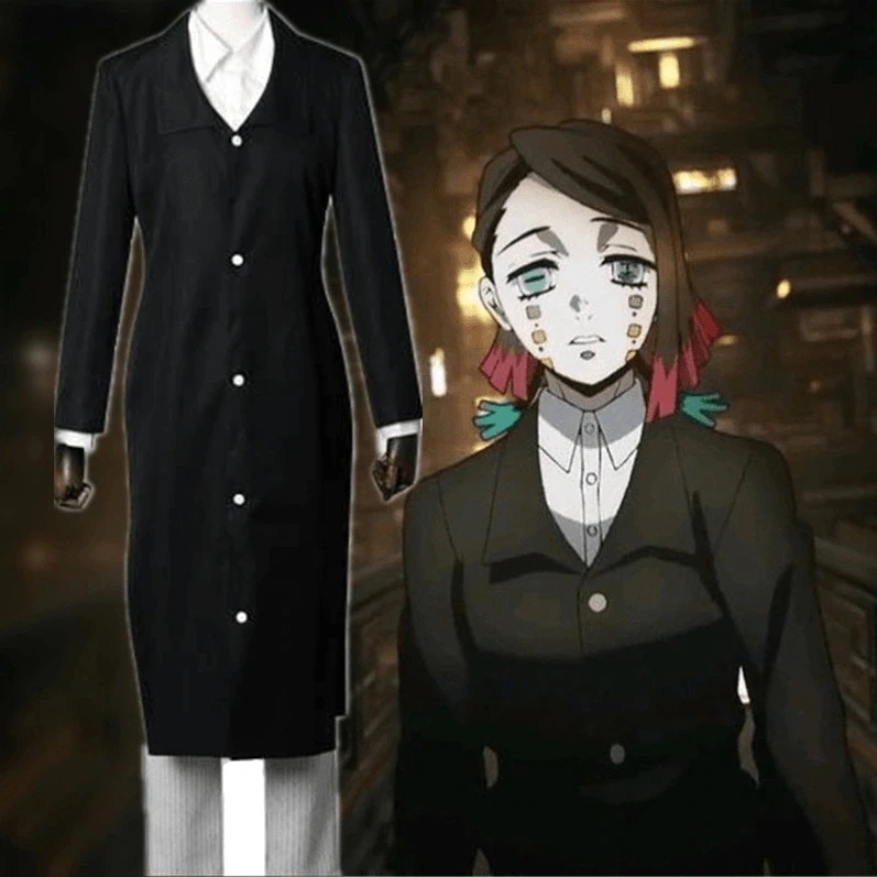 下弦の壱 魘夢 コスプレ衣装　コスチューム ハロウィン期間限定30％