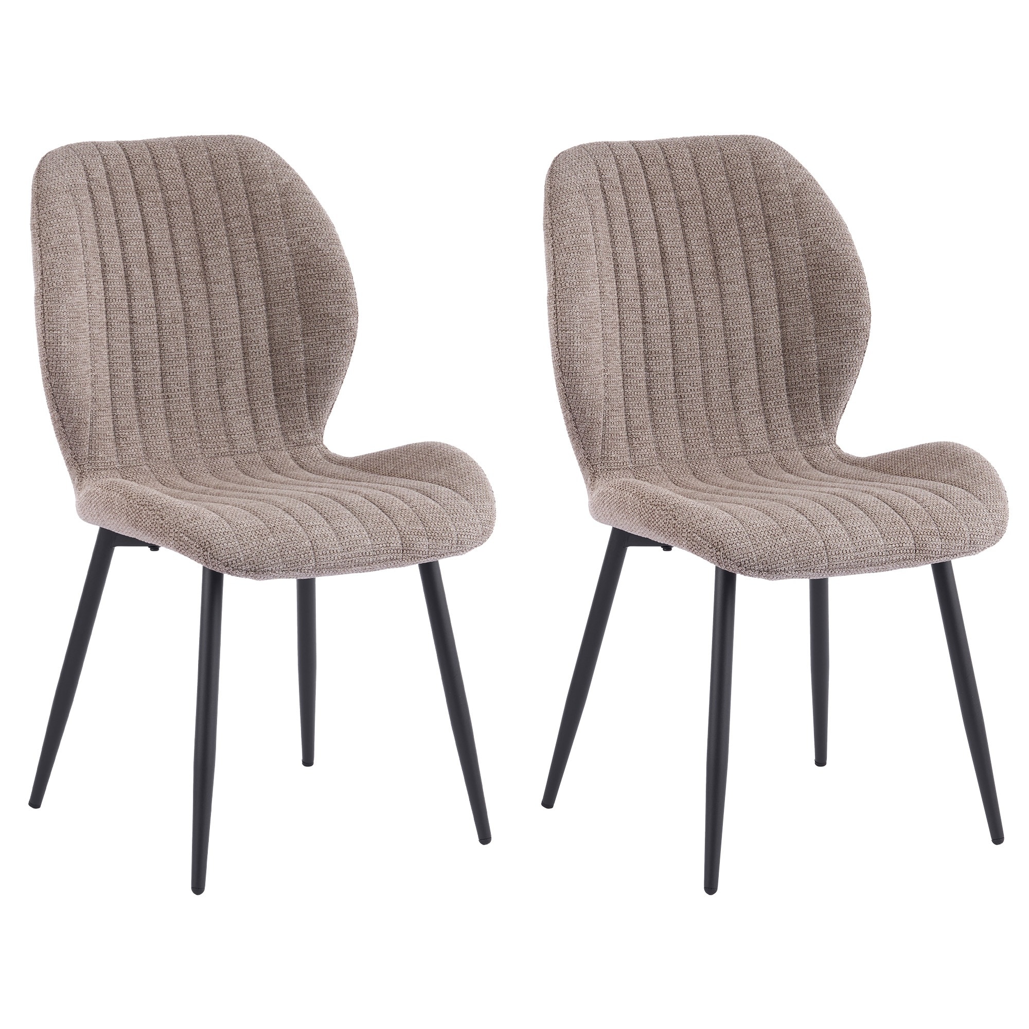 【国内発送&送·料·無·料】569【セット2脚】ダイニングチェア 椅子 コンパクト アジャスター付き 肌に優しい スチール脚 来客対応チェア おしゃれ 組立簡単 北欧風 イス テレワーク 在宅ワーク 9,278円