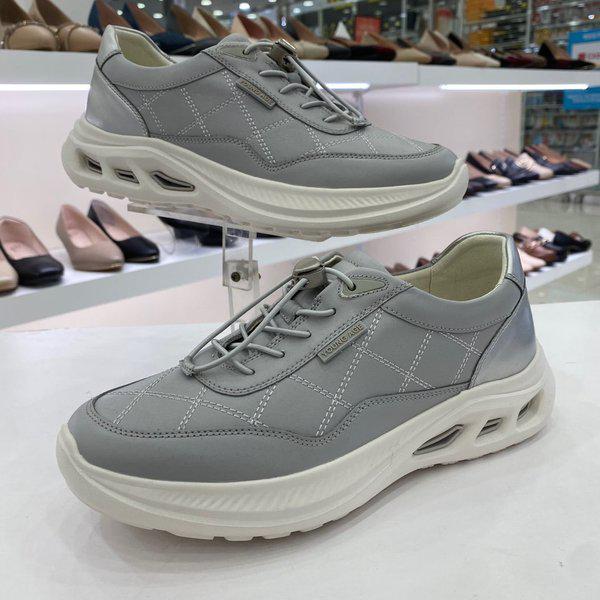 女性軽量スニーカーバンディングランニングシューズ YAEFZH766GY HSYI5A GN