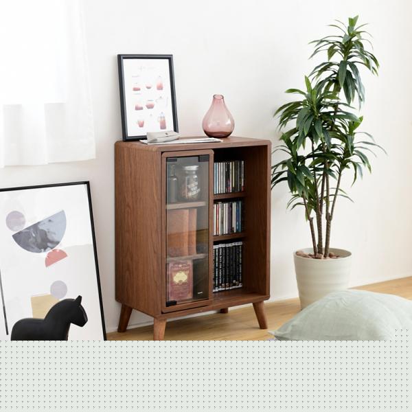 ラック スライド扉 スライドドア 収納棚 オープンラック コンパクト 省スペース 小さい ミニ 小型 かわいい おしゃれ 北欧 ナチュラル カントリー 1人暮らし