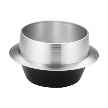 ナカオ　アルミ鋳物　小釜　（カン無）　20cm　QKM6720