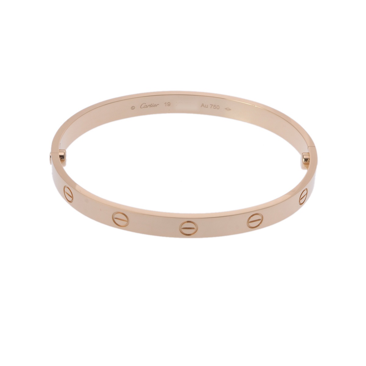 ラブブレスレット 最新型 レディース K18イエローゴールド ブレスレット Aランク 中古 銀蔵