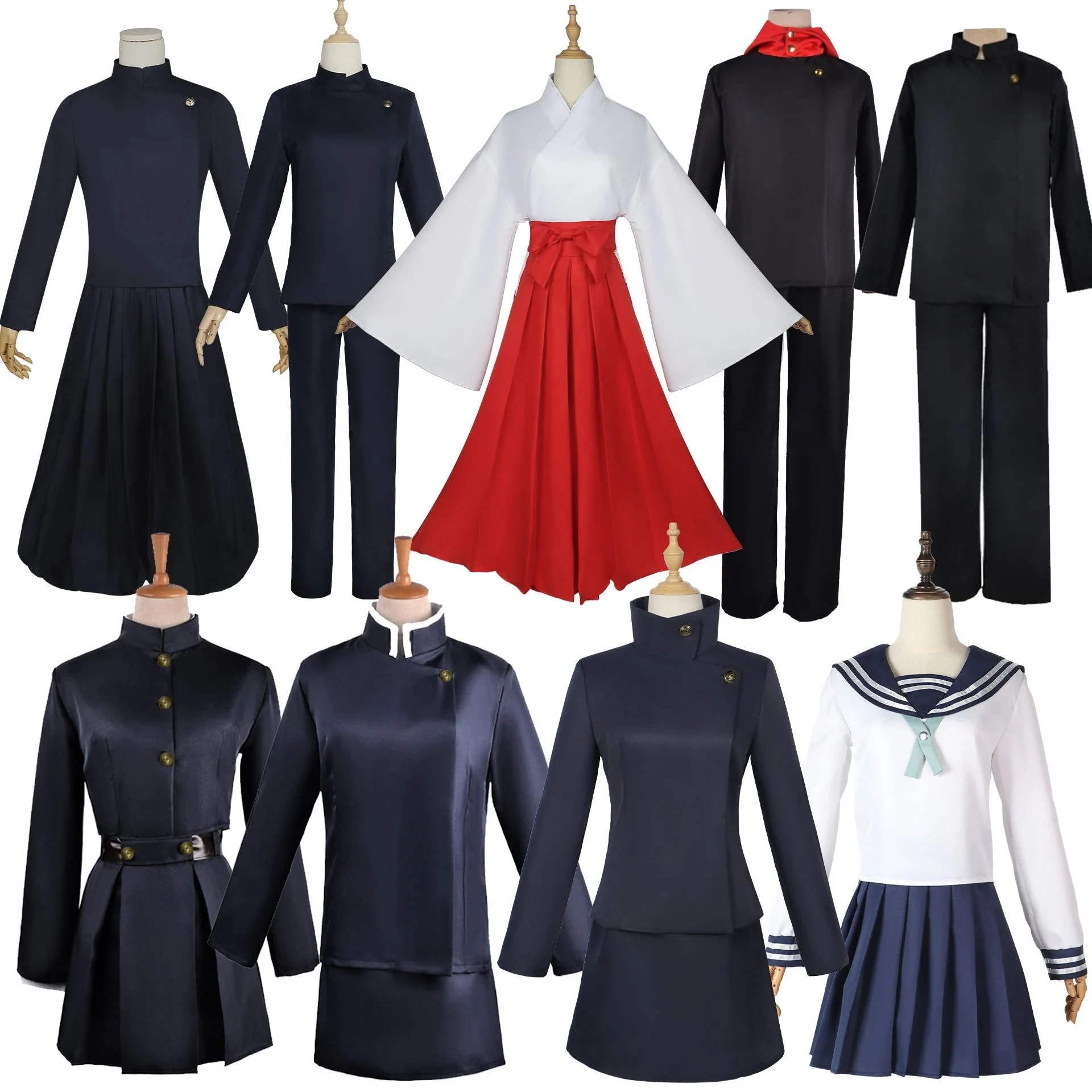 【ヒット商品】呪術回戦cos服虎杖悠仁五条悟cos服钉崎野ばらコスプレアニメ衣装