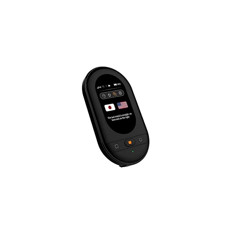 キングジム ポ-タブル翻訳機 ワールドスピーク + グローバル対応SIM 1GB HYP10-G1クロ