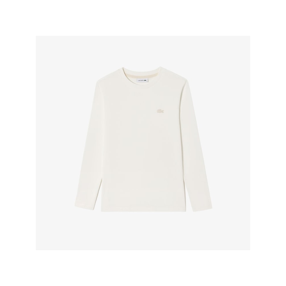 ラコステ女性用ベーシックロングスリーブ Tシャツ TF554E-55G 70V Q2NTF554E-55G70V