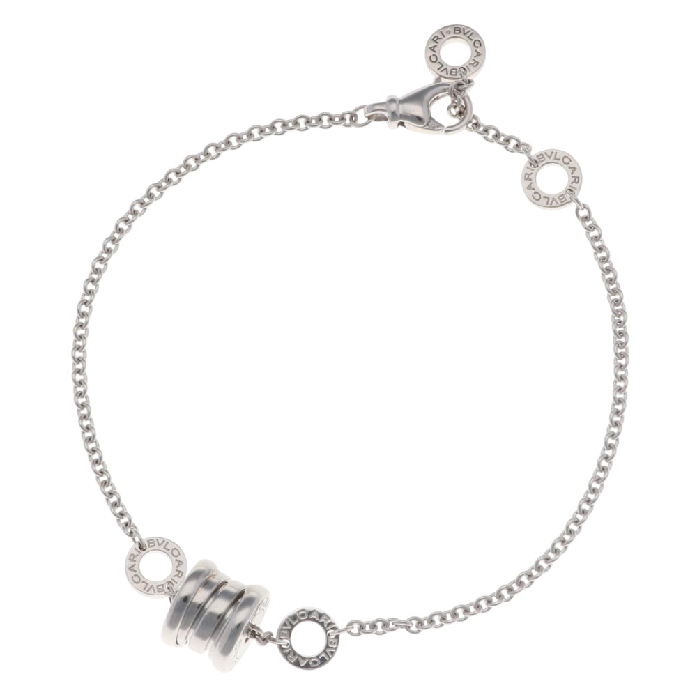 ブルガリ B-zero.1 エレメント ブレスレット 18金 K18ホワイトゴールド BVLGARI 中古 美品