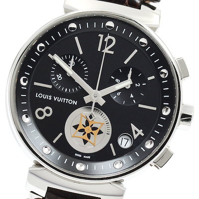 ルイ・ヴィトン LOUIS VUITTON Q8D11 タンブール ムーンスターGM クロノグラフ クォーツ メンズ 箱付き_969111【中古】 115,300円
