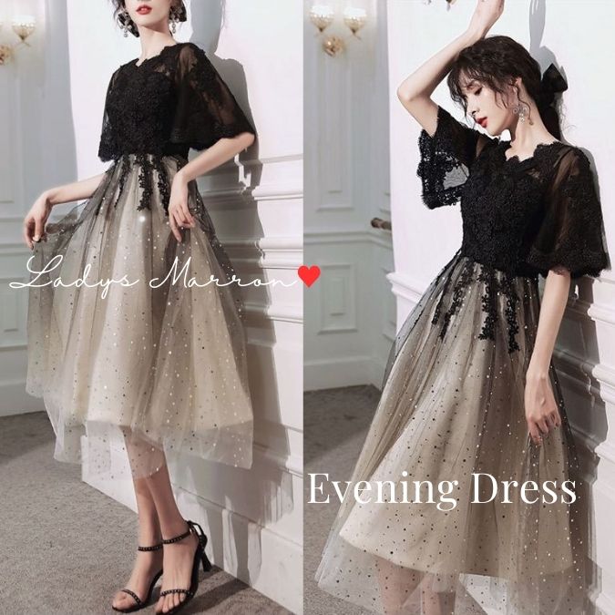 【即納】カクテルドレス お呼ばれドレス 結婚式 ドレス ピアノ発表会ドレス 大人 結婚式服装 パーティードレス 韓国 ロングドレス 成人式ドレス 結婚式お呼ばれドレス 結婚式ワンピース プチプラ ミモ