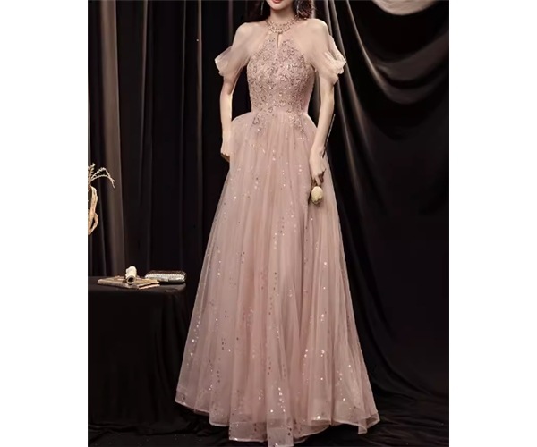 レディース ドレス イブニングドレス パーティードレス ロング マキシ 袖なし ノースリーブ ホルターネック スリム 細身 レース ファスナー ビーズ 大人可愛い きれいめ 上品 おしゃれ エレガント