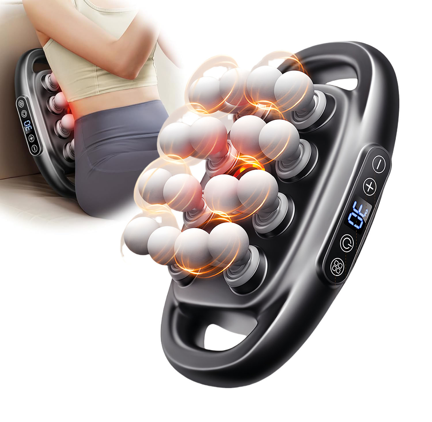 筋膜リリースガン 筋膜リリース 筋肉リラックス 30段階強力振動 3種類のモード Type-C充電式 肩こり マッサージガン マッサージ機 首 マッサージ