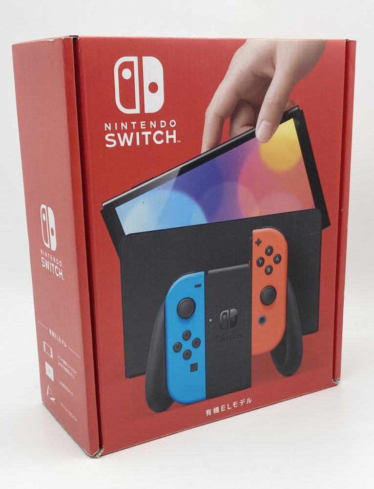 中古 Nintendo Switch(有機ELモデル) Joy-Con(L) ネオンブルー/(R) ネオンレッド