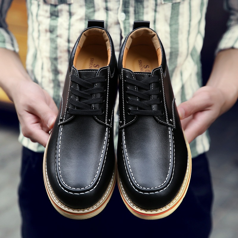 インヒールビジネスシューズ　メンズシューズ　紳士靴　スリッポンシューズ　メンズアウトレットローパーブーツ　スニーカー　デッキシューズ ドライビングシューズ　レトロシューズ　インヒールシューズ　背が高く 5,442円