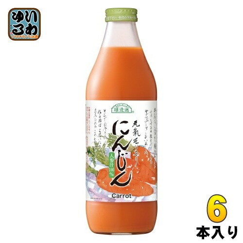 マルカイ 順造選 にんじん 1000ml 瓶 6本入 野菜ジュース 5,152円