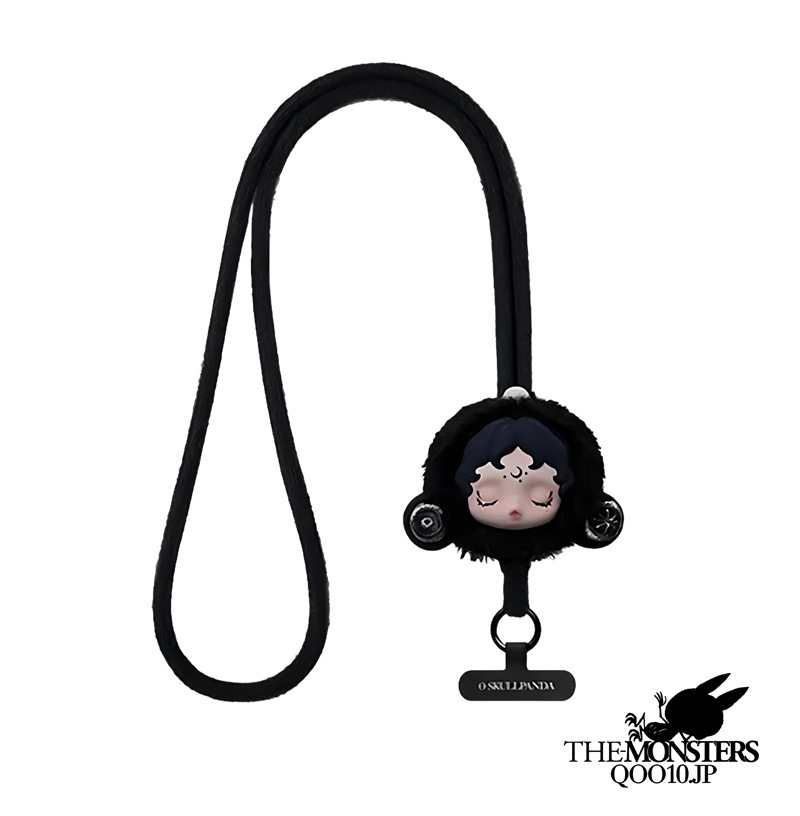 Qoo10] POP MART 携帯ストラップ 不眠らない劇場ぬいぐるみ