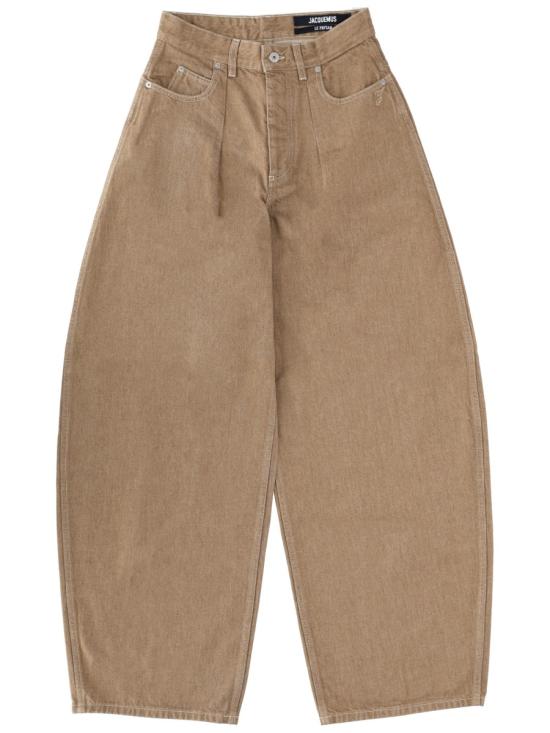 JACQUEMUS Women Denim Pants PAW00609AD0 0058150 BEIGE