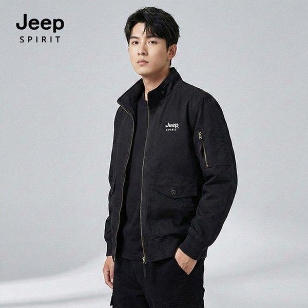 JEEP SPIRIT ヴィンテージ航空ジャンパー ブラック (JSFAJK391)
