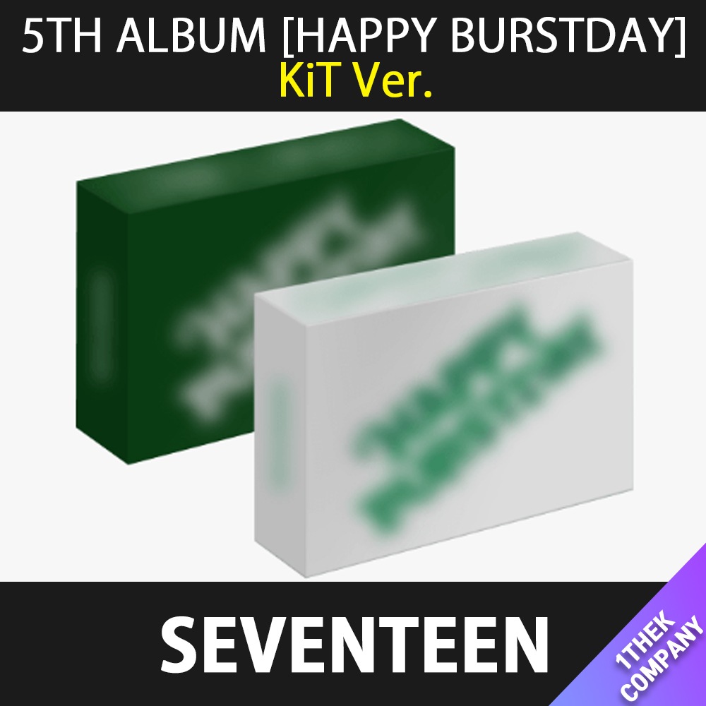 （２種セット）[KiT Ver.] SEVENTEEN 5TH ALBUM [HAPPY BURSTDAY]
