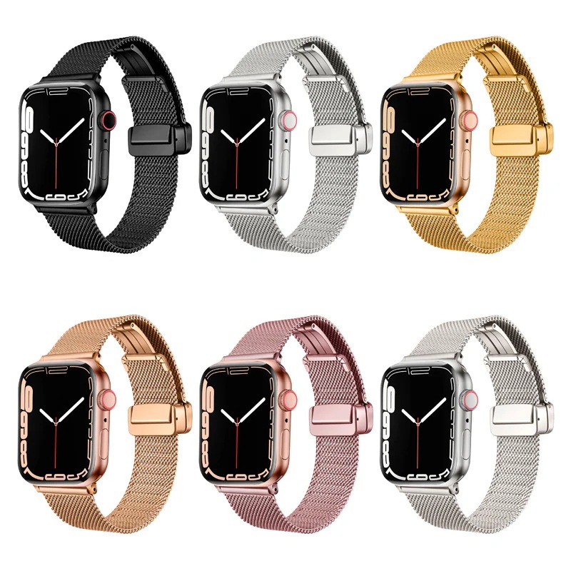 アップルウォッチ バンド ステンレス メッシュ マグネット 替えベルト iWatch Series 8 7 6 5 4 3 2 1 SE 45mm 44mm 42mm 41mm 40mm 38mm 33,185円