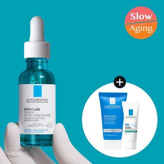 ラロッシュポゼ エファクラ セラム 30ml セット (エファクラ フォーム 15ml＋ウビ トーンアップ クリア 3ml プレゼント)