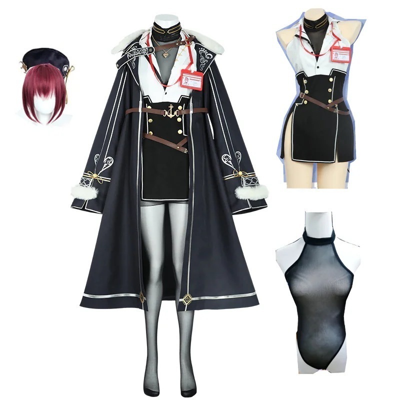 最安値挑戦 コスチューム セクシー コスプレ コスプレ 可愛い コスプレ服 コスプレ衣装 コスプレ 靴追加可 ウィッグ 衣装 ほうしょうまりん 新衣装 宝鐘マリン