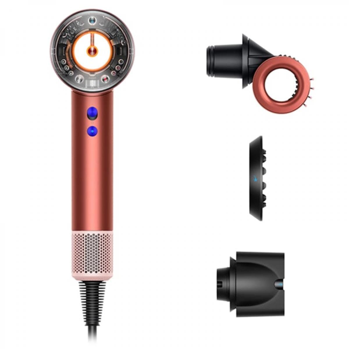 【在庫有・即納】ダイソン　dyson　Dyson Supersonic Nural Shineヘアドライヤー ストロベリー/ブロンズピンク Dyson(ダイソン)　HD16SBP
