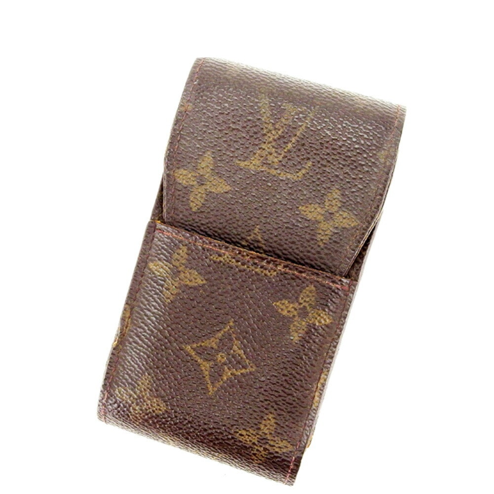 シガレットケース モノグラム /エテュイシガレット ブラウン レディース 中古