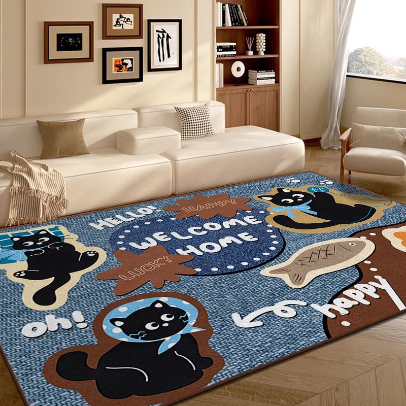 カーペット漫画ソファコーヒーテーブル毛布ベッドサイド毛布