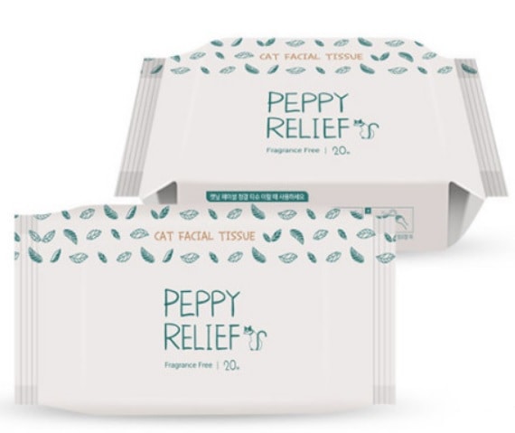 ペピリフ 猫 フェイシャルティッシュ 6パック 愛犬 竹生地 ウェットティッシュ