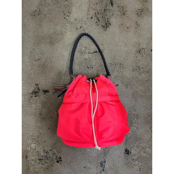 cheek kinchaku code 2way tote C23003-31 ピンク 2WAYバッグ