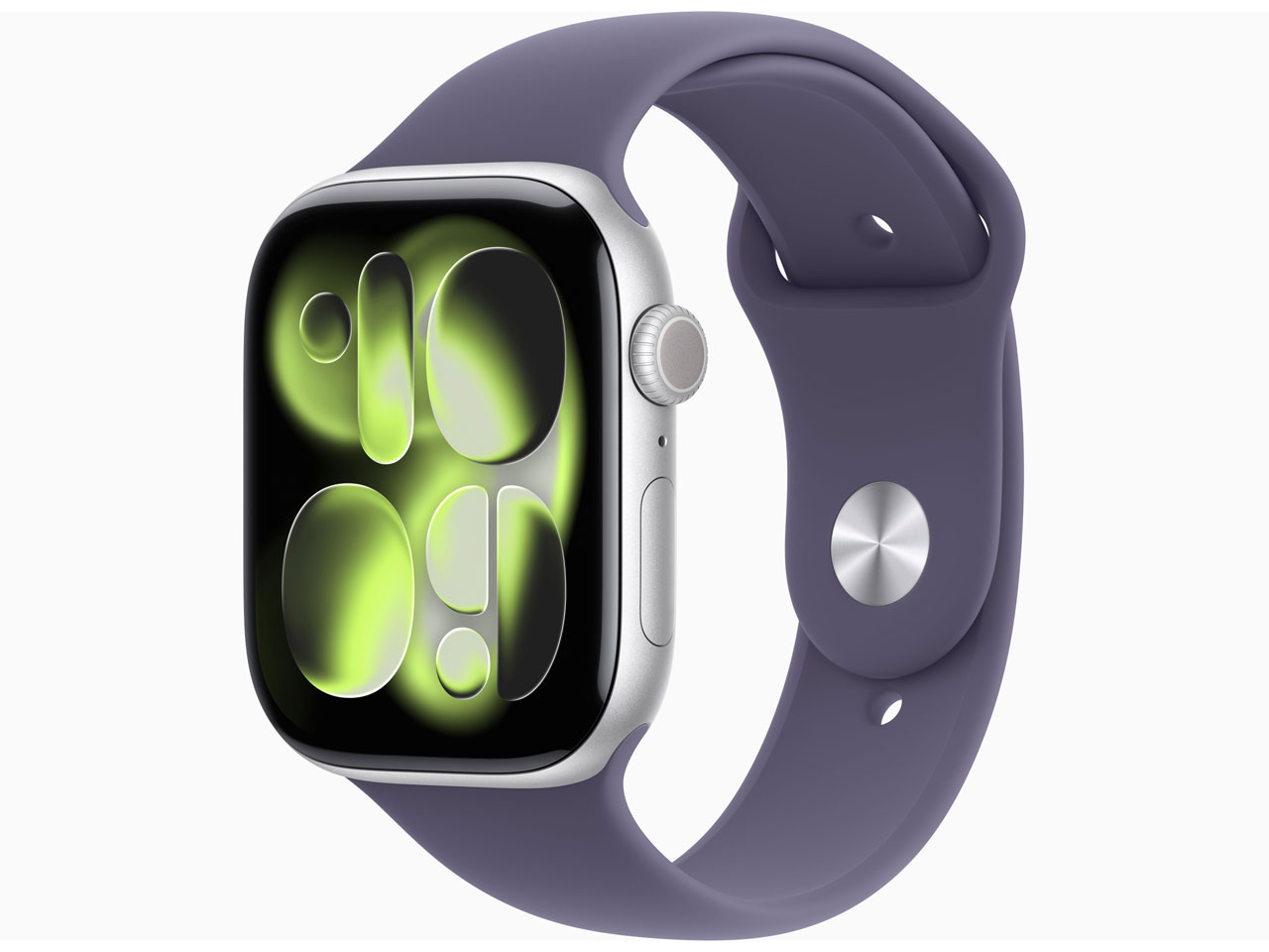 Apple Watch Series 11 GPS+Cellularモデル 46mm MFCR4J/A [シルバー・パープルフォグスポーツバンド M/L]