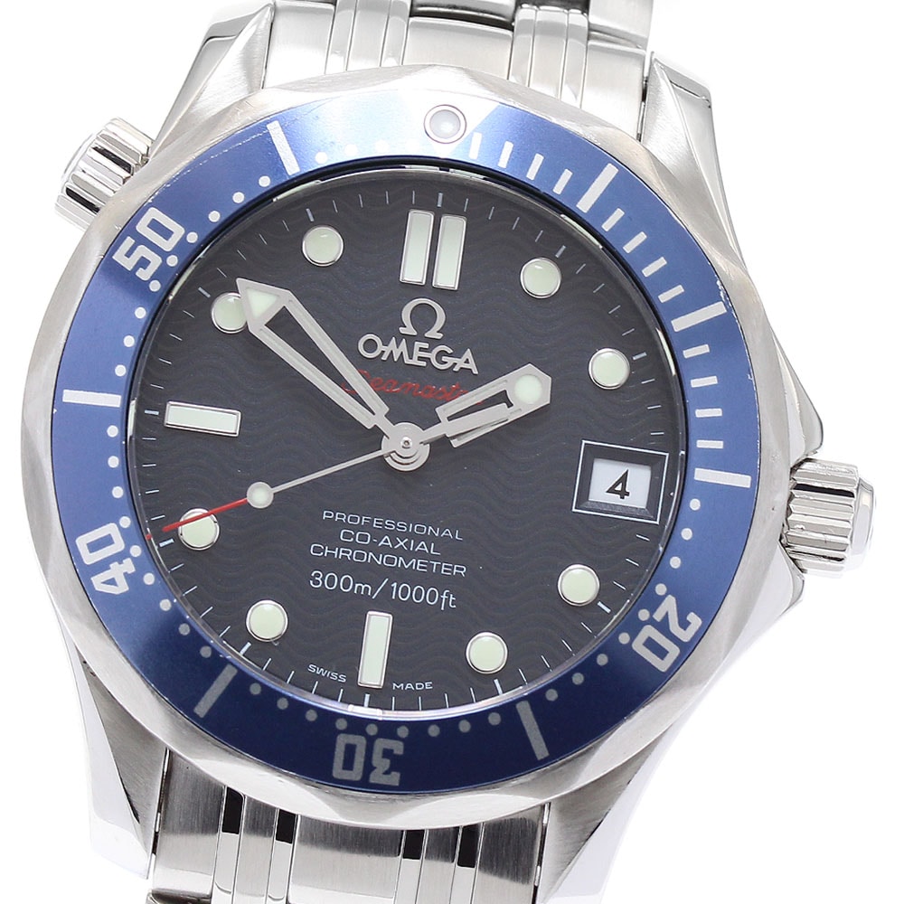 オメガ OMEGA 2222.80 シーマスター300 デイト コーアクシャル 自動巻き ボーイズ _878071【中古】