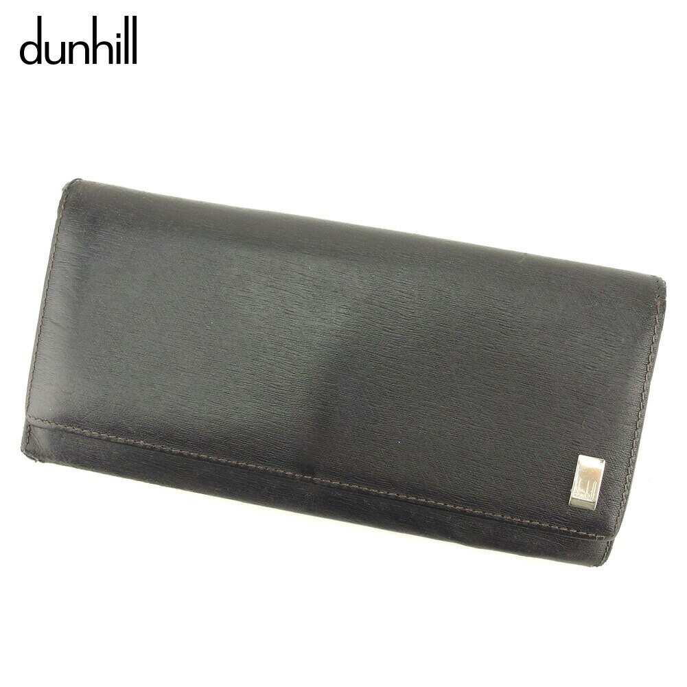 長財布 ファスナー付き 長財布 ブラック 中古