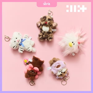 【公式】 ILLIT 1st Debut Anniversary Plush Keyring ぬいぐるみ キーリング 正規品