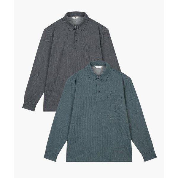 斜線パターン プリント Tシャツ POTS3403 IC