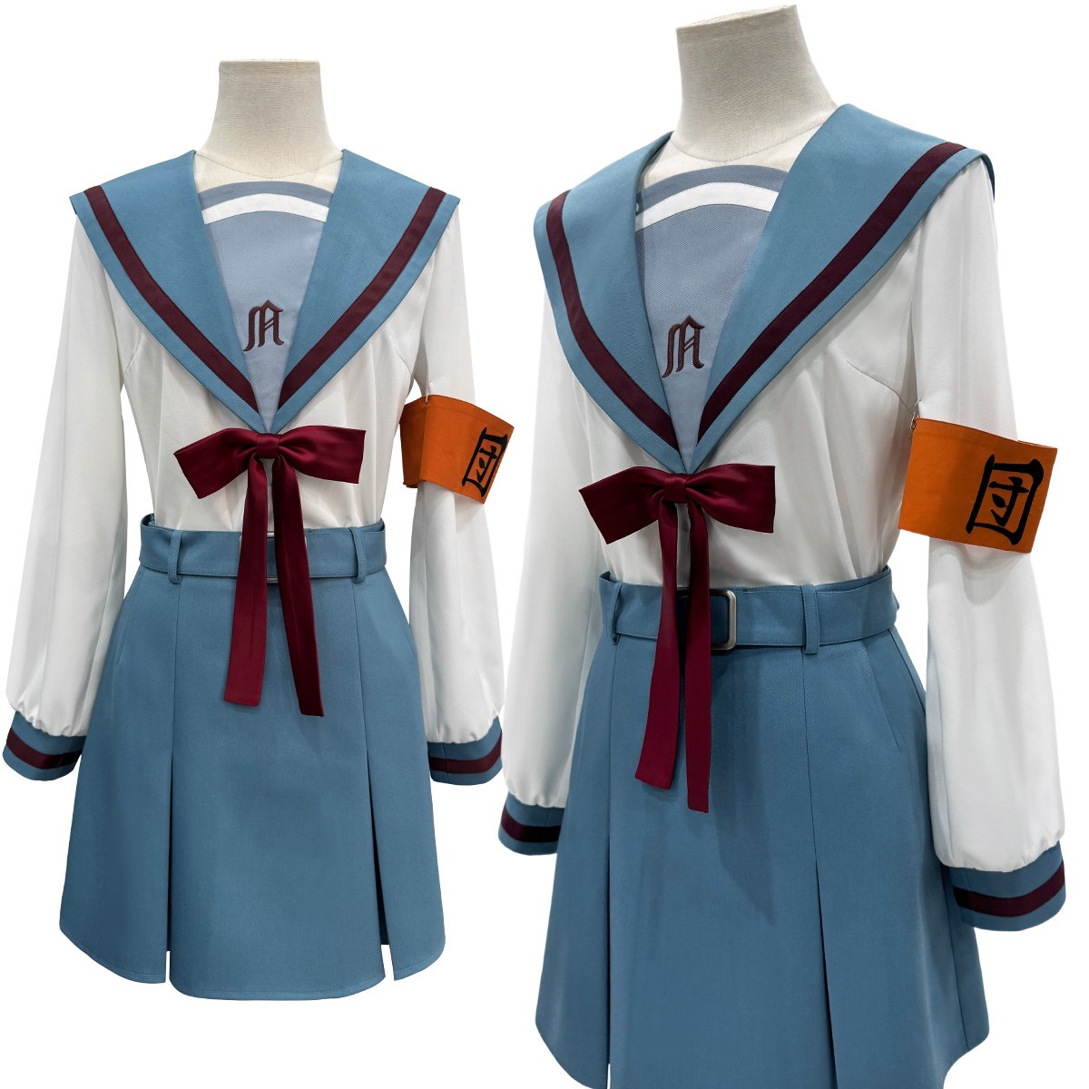 [2026 新作]HOLOUNCOSER 涼宮ハルヒの憂鬱 涼宮ハルヒ コスプレ 県立北高校 制服 常服生地 C服 衣装 フルセット 仮装 ハロウィン アニメ