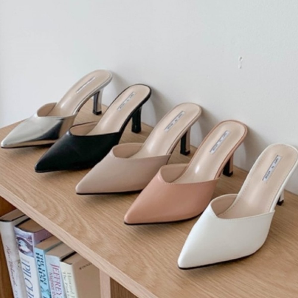 (ニナスパリ) スティレット Vカットミュール