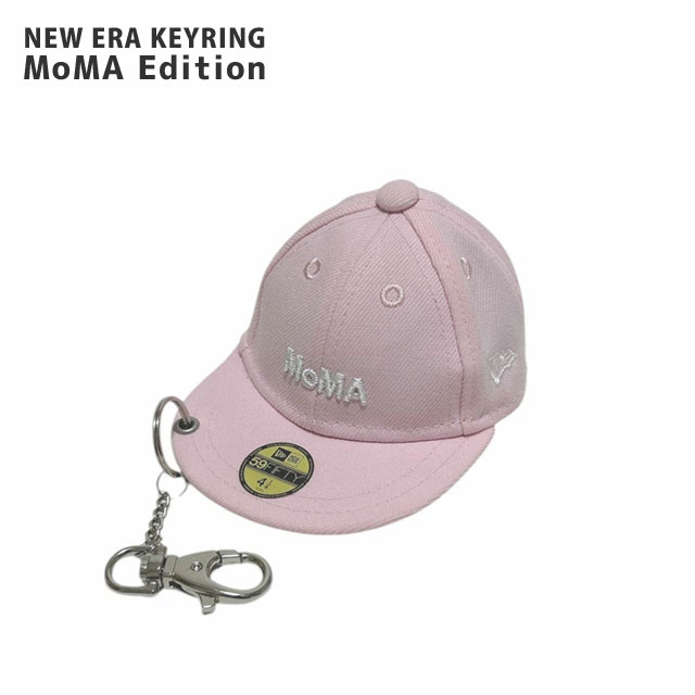 ニューエラ NEW ERA x モマ MoMA LOGO CAP POUCH KEYRING ポーチ キーホルダー キーチェーン PINK 278-000653-013