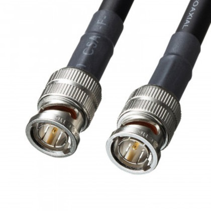 サンワサプライ SDIケーブル HD-SDI/3G-SDI対応 ブラック 20m KM-SDI20