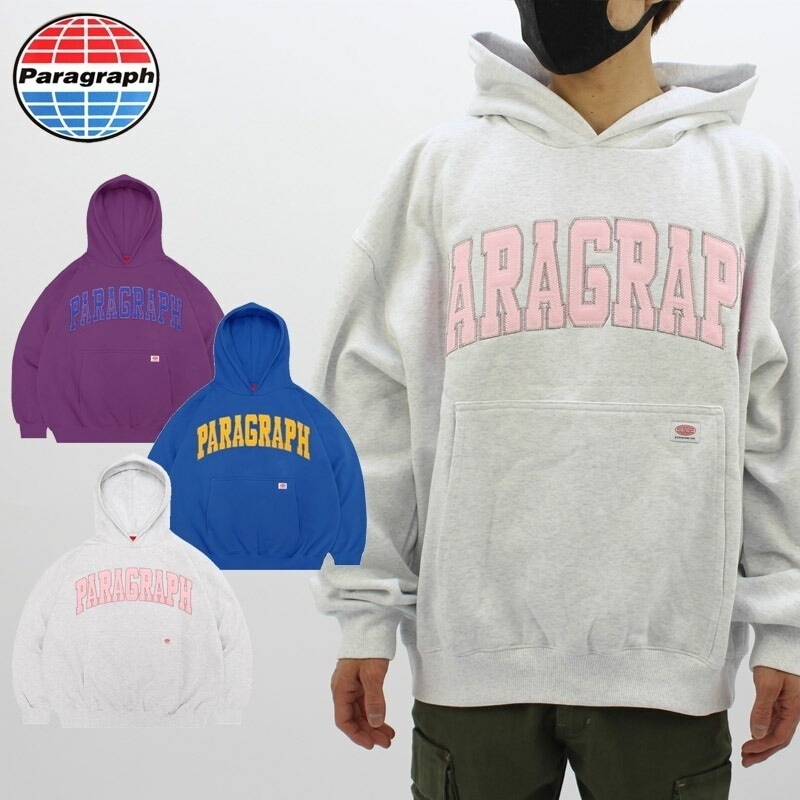パラグラフ ARCH LOGO HOODIE NO.08-014 アーチ ロゴ フーディー パーカー メンズ レディース カットソー