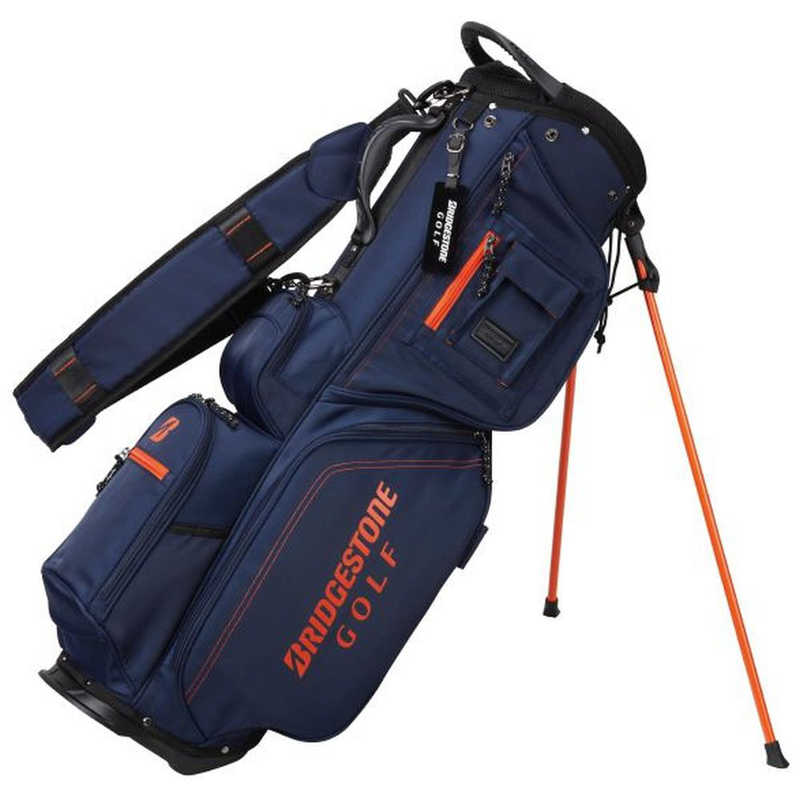 ブリヂストン　軽量スタンドモデル キャディーバック ネイビー　CB2525